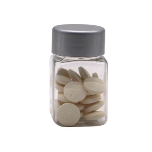 Colore personalizzato 30mL forma quadrata per animali domestici bottiglia di plastica medicina solido Tablet capsula <span class=keywords><strong>contenitore</strong></span> di conservazione - Product Image 1