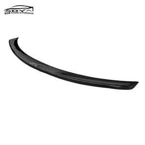 Aileron arrière en fibre de carbone de haute qualité de style V pour Mercedes W205 Classe C C63 4 portes - Product Image 5