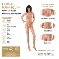 Mannequin féminin de mode avec support pour robe de mariée, robe de soirée, vêtements, modèles de vitrine, mannequin femme