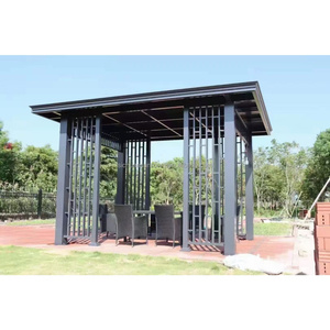 Terraza Minimalista 3x3 de Aluminio con Vidrio Transparente, Invernadero, Pabellón, Pérgola, Personalizable - Product Image 3