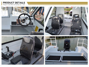 Yacht di Lusso Barca da Pesca d'Altura Cabinato Barca con Motore Fuoribordo Attrezzatura da Viaggio di Lusso - Product Image 4