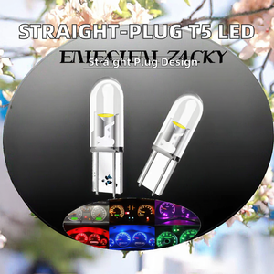 ไฟแสดงสถานะ LED สีฟ้า 12V สำหรับรถยนต์ XTX แบบเสียบตรง T5/T3 สำหรับยานยนต์ Adly Moto Agco Allis -35C 105C 500 - Product Image 2