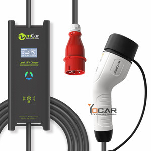 Zencar Evse 16A 11kw, IEC 62196 tipo 2 EV Cargador nivel 2 con Red CEE 5 pines tipo B RCD - Product Image 1