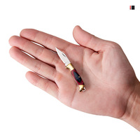 Couteau multifonction, mini couteau pliant de poche, porte-clés, couteau à lame pliante, coupe-boîte, couteau de camping en plein air, mini coupeur EDC