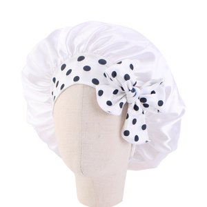 Chapeau <span class=keywords><strong>de</strong></span> <span class=keywords><strong>nuit</strong></span> en Satin pour enfants, nouveaux accessoires, élastique <span class=keywords><strong>de</strong></span> soins des cheveux, <span class=keywords><strong>Bonnet</strong></span> <span class=keywords><strong>de</strong></span> <span class=keywords><strong>nuit</strong></span>, Turban, mignon avec nœud, nouvelle collection - Product Image 5
