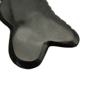 Autentico strumento <span class=keywords><strong>di</strong></span> <span class=keywords><strong>giada</strong></span> naturale verde scuro Hetian <span class=keywords><strong>Gua</strong></span> <span class=keywords><strong>Sha</strong></span> Nephrite Guasha Jade per il viso - Product Image 5