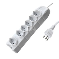 Stopkontak Multi Soket Hot Swiss Socket Swiss Socket 6 Lubang