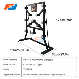 Batak Strike a Light, jeu de réaction mural interactif commercial, machine d'entraînement de réflexes, défi de vitesse, mur lumineux pour arcade - Product Image 4