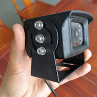 4PIN Heavy Duty AHD 1080P Vue arrière Caméra de recul Vision nocturne Boîtier en métal étanche Vision nocturne étanche 12v 24v