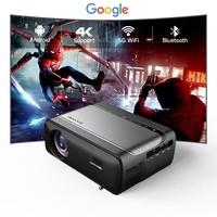 Proyector de TV Portátil 4K con Certificación Google TV, Android 14.0, 1600ANSI, Sonido HIFI Estéreo, Lente de Enfoque Automático, Corrección Keystone de 40 Grados