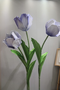 GJ-GF09 Wholesale <b>White</b> Red <b>Roses</b> Giant Flower Paper Decorations Crepe Paper Flower Giant <b>Rose</b> Flower Wedding Decor - Product Image 6