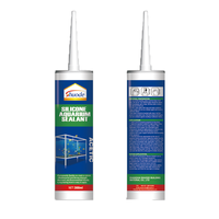 Unibond-sellador de silicona para cocina y baño, removedor de azulejos de mármol, 300ml, alta resistencia a la corrosión, MSDS