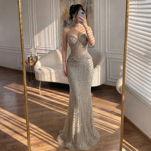 Robe de soirée sirène Serene <span class=keywords><strong>Hill</strong></span> LA73336 ornée de perles avec taille basque et peplum, ensemble deux pièces 2026, robes de soirée avec foulard assorti - Product Image 5