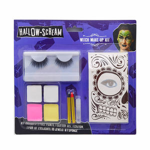 Kit de <span class=keywords><strong>Maquillaje</strong></span> Facial y Pestañas de Telaraña Falsa para Fiestas de Halloween - Product Image 1