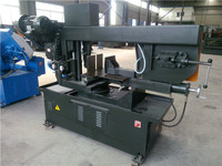 Scie à ruban rotative pour la découpe des métaux, haute productivité, modèle G330, fabrication chinoise