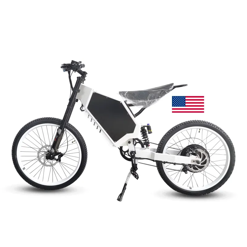 Bicicleta elétrica com suspensão total para mountain bike, bicicleta elétrica MTB de 26x4.0 polegadas, 48v, 29Ah, motor de tração em 2 rodas, pneu gordo