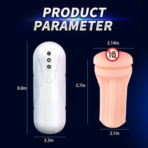 Masturbador Masculino con Forma de Copa de Avión, con Vibración, Sonido, Calor, Recargable, Automático, Juguete Sexual para Adultos - Product Image 4