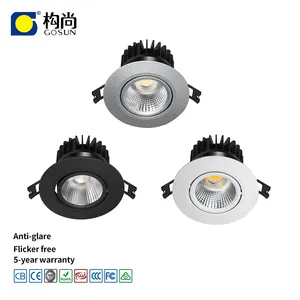 40w 2700-5700k CCT ayarlanabilir uzaktan kumanda COB gömme LED tavan lambası