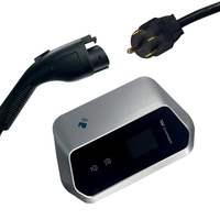 Estación de Carga AC GB/T |   Soporte de pared/poste para modelo de chapa metálica - Conexión por cable/Sin enchufe/Indicador LED
