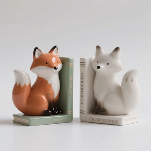 Ensemble de pichets en céramique Fox - Peints à la main en 3D avec tasses, commande en gros personnalisée <span class=keywords><strong>pour</strong></span> la verrerie domestique et l'approvisionnement des magasins <span class=keywords><strong>pour</strong></span> enfants - Product Image 2