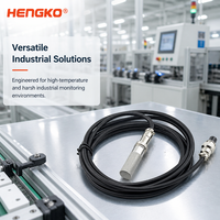 Capteur de température et d'humidité HENGKO I2C avec sonde en acier inoxydable fritté pour la surveillance industrielle à haute humidité
