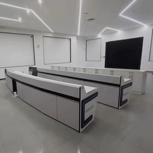 Station d'opérations d'instrumentation de table de console de meubles de salle de commande de conception moderne Offre Spéciale pour la disposition optimale de poste de travail - Product Image 5