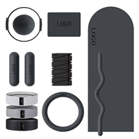 XLAN Individuelles Logo Tragbares Umweltfreundliches Silikon Hantel-Set Power Ring Yogamatte Heimfitness-Set Yoga Pilates