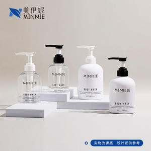 Minnie Body Wash Bottle 300ml 400ml Pump Dispenser Personal Care <b>Container</b> - Product Image 2