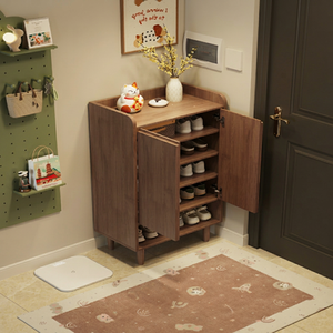 Mueble Zapatero Moderno de Madera con 5 Estantes, Mueble de Almacenamiento Independiente para Entrada, Estilo Escandinavo - Product Image 1