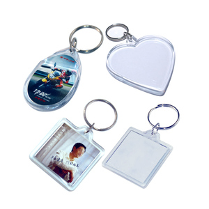 <span class=keywords><strong>Porte</strong></span>-clés avec cadre <span class=keywords><strong>Photo</strong></span> numérique <span class=keywords><strong>personnalisé</strong></span>, Film acrylique transparent - Product Image 1