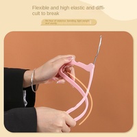 Perchas de Terciopelo para Ropa de Bebé, Antideslizantes, Individuales, para Guardar Ropa en el Armario, Modernas, Sencillas y Sostenibles