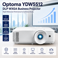 Proyector Empresarial Optoma YDW5512 DLP WXGA con 12000 Horas de Vida Útil de la Lámpara, 3800 Lúmenes para Oficinas con Contraste de 22000:1
