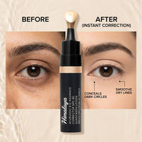 Correcteur Lumineux 3-en-1 OEM/ODM SPF 40 avec Protection Solaire Minérale, Couvre-Cernes, Sérum Anti-Âge aux Peptides et Embout Rafraîchissant
