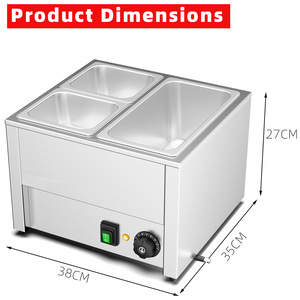 หม้อซุปเก็บความร้อนเชิงพาณิชย์ขนาดใหญ่ หม้อไฟฟ้าสำหรับทำซุปไข่มุก สาคู ทาร์โอ <span class=keywords><strong>ข้าวต้ม</strong></span> หม้อเก็บความร้อน - Product Image 1