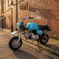 Moto tout-terrain neuve sans balais 125cc 4 temps refroidie par air avec démarrage électrique, freins à disque CE et pneus de 10 pouces