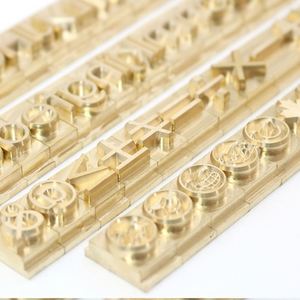 Molde de troquelado de cuero con 10 números y 20 símbolos, herramienta de grabado personalizado, máquina de troquelado con ranura en T de 10 cm, accesorio de 52 letras del alfabeto - Product Image 6