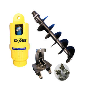 Cho Máy Xúc Mini Máy Xúc Thủy Lực Vâng Auger Tập Tin Đính Kèm Bài Lỗ Khoan Trái Đất Auger Cho Máy Xúc - Product Image 1