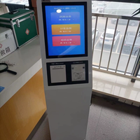 Kiosque de gestion de file d'attente Hosptal de banque d'écran de 32 pouces