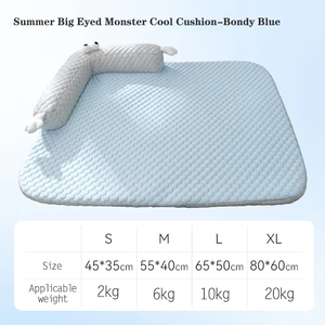 Canapé-lit pour chien multifonctionnel de luxe moderne, écologique, motif dessin animé imprimé, rembourré en coton, lavable à la main, pour chiots et chiens de toutes tailles - Product Image 3