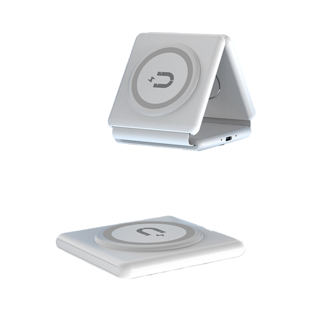 Hot Selling 3 in 1 Foldable 15w Wireless Charger Fast Multi-Device Magnetic Charging Cross-Border Compatible Mobile Phones