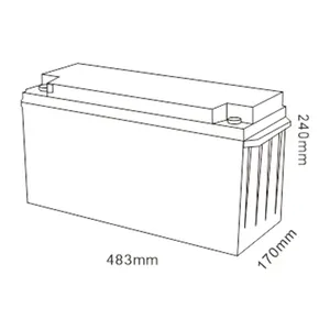 מחיר מפעל ליתיום 120ah 150ah 300ah 400ah 26650 12v 100ah 200ah סולארית Lifepo4 מארז סוללות לאinverter