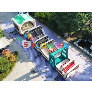 विशाल 60ft सैन्य inflatable बाधा कोर्स के साथ वयस्कों के लिए बड़े inflatable थीम पार्क - Product Image 2