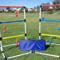 Jeu de lancer de balles et d'échelle en PVC pour l'extérieur, idéal pour les fêtes, festivals sportifs, activités de team building, aires de jeux et parcs sportifs