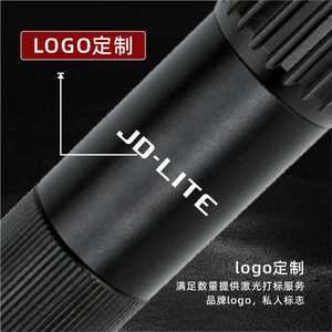 เจดี-ไลท์ไฟฉาย LED แบบชาร์จไฟได้ 500mA อายุการใช้งานแบตเตอรี่ 12 ชม. ขนาดเล็กพกพาสะดวกพร้อมที่เปิดขวดสำหรับการลาดตระเวนประจำวัน - Product Image 1