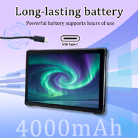 Nouvelle tablette 2-en-1 de 10,1 pouces, Octa Core MTK Android 12, écran IPS 1280x800, 3 Go de RAM, 64 Go de ROM, WiFi 5G GSM USB-C, clavier professionnel pour les entreprises