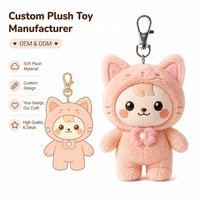 Offre Spéciale : Porte-clés en Peluche Personnalisé, Boîte Mystère, Jouet en Peluche OEM ODM, Breloque de Sac en Peluche Douce avec Étiquette Logo pour Cadeaux de Marque