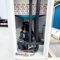 Remolque Refrigerado Móvil Comercial para Exteriores con Compresor para Transporte de Carne y Mariscos y Almacenamiento de Productos Frescos