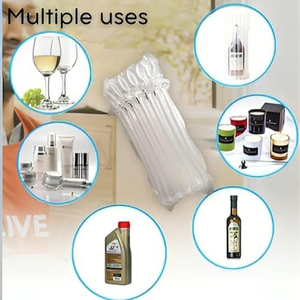 Wholesale Inflatable Plastic Air <b>Bubble</b> Filling Packaging <b>Roll</b> Air Column Cushion Bag for Oxygen Cylinder - Product Image 4