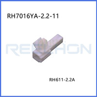 Housing Konektor Otomatis 1 Pin 2.2mm Tipe 7016YA-2.2-11 Tanpa Segel dengan Pengunci Samping untuk Kabel Sensor