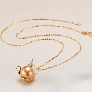 Collar Zhuji para Mujer de 45 cm con Cuentas de Perla Tamsui Heavenly Maiden de 6-6.5 mm, Brillantes, con Cierre de Plata Japonesa S925 - Product Image 3